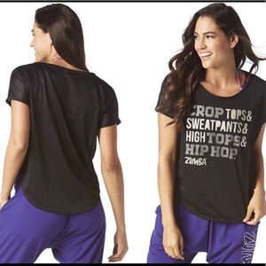 Black Zumba Wear top